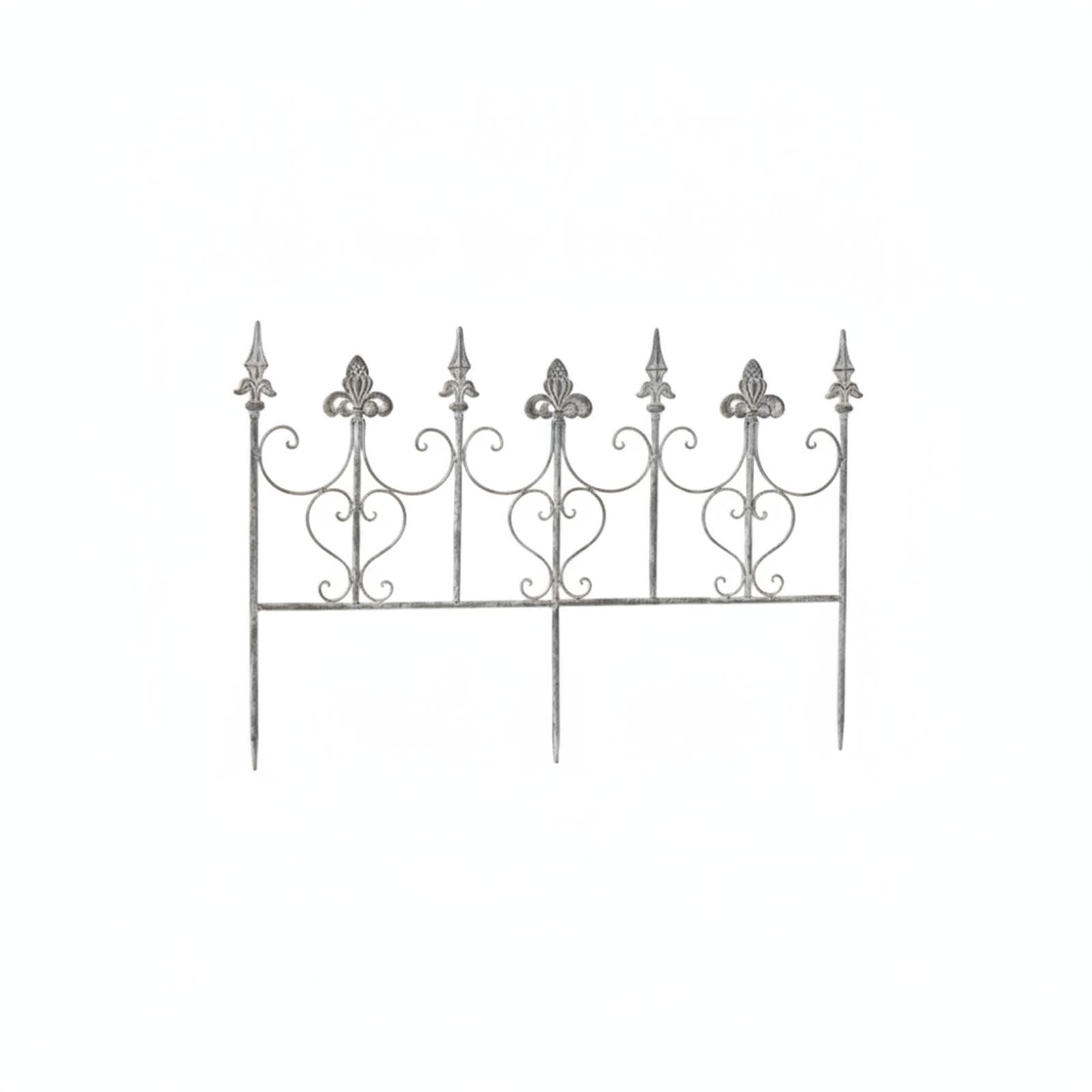 Metal Garden Fence Panels Openwork Garden Fence Panel Scrollwork for Yard Pinecone Pointed|Home & Garden| Yard, Garden & Outdoor Living| Garden Fencing| Fence Panels-image-27