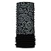 Produktbild P.A.C. Fleece Paisley Black Multifunktionstuch - Schlauchtuch, Halstuch, Schal, Kopftuch, Unisex, 8 Anwendungsmöglichkeiten