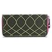 Travelon SafeID Hack-Proof Embroidered Ladies RFID Wallet - Olive/Berry