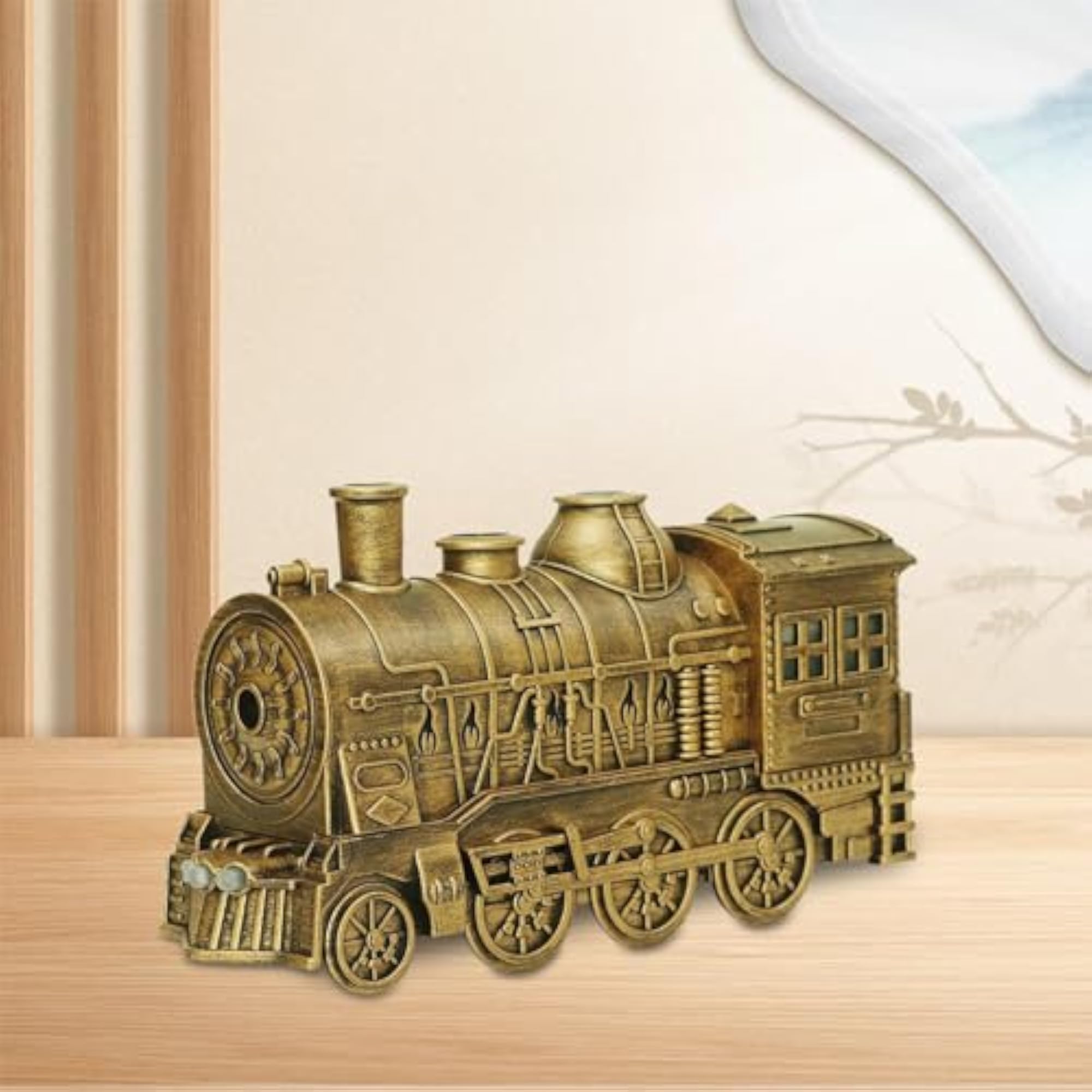 Essential Oil Train Diffuser with Light for Home