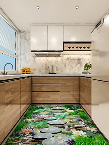 Tapis de couloir lavable et antidérapant shaggy grande taille