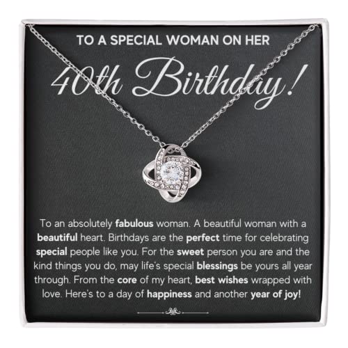 Fg Family Gift Mall 40Th Birthday Gifts Women, 40 Year Old Birthday Gift Ideas For Women, Best Gifts For 40 Year Old Woman, 40 And Fabulous Happy Bday For Women Turning 40 With Message Card And Gift Box (Standard Box, 40Th Fabulous) #TOP15