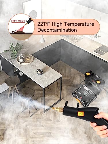 Handheld Steam Cleaner, High Pressure Steam Cleaner 2500W, Steam For Cleaning, Portable Steam Cleaning Machine (Black) #TOP1