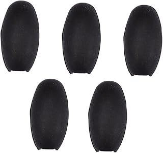 EPIGEIST 5 Almohadillas De Arrastre Para Dedo Para Saxofón Hebillas Para Accesorios De Saxofón Color Negro