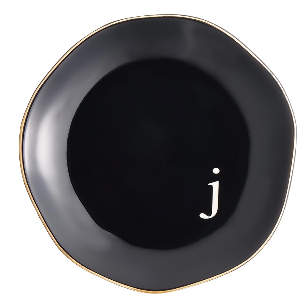 Plateau à bijoux décoratif en céramique pour embellir votre table de chevet chaque soir