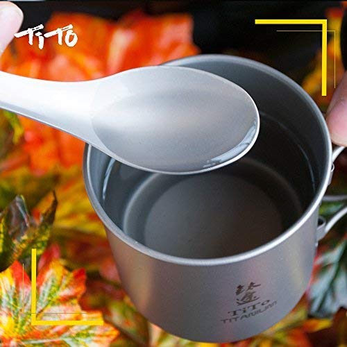 Titanium Camping Cuillère-Fourchette Titane Ultra-légère