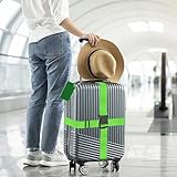 4 Pcs Luggage Straps, Luggage Straps for Suitcases, Heavy Duty Suitcase Straps, Adjustable Personalised Luggage Strap for Travel Bag Closure 200 x 5 cm - Image 4