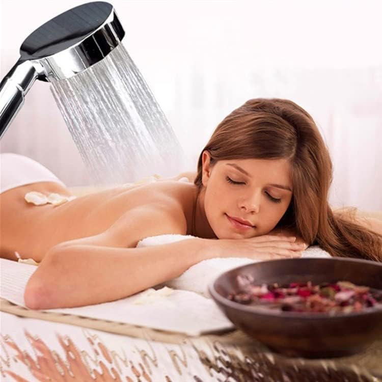 Shower Head- High Pressure Shower Heads- Shower Head and Hose 1.5m- ABS Showerhead with 5 Adjustable Spray Mode