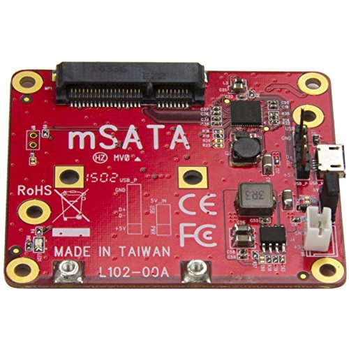 StarTech.com Convertidor USB a mSATA para Raspberry Pi miniatura 2