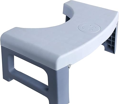 Taburete de inodoro para adultos, taburete de asiento de inodoro, taburete de baño plegable con caja de cuentas perfumadas, sentadillas plegables