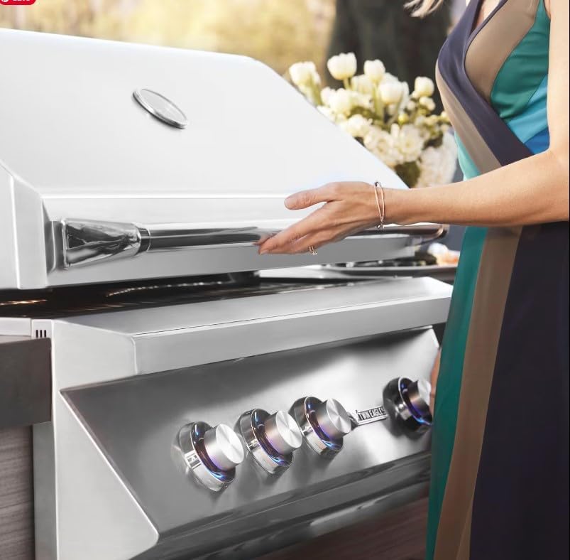 Twin Eagles 42-Inch 3-Burner Built-In Natural Gas Grill with Infrared Rotisserie Burner - TEBQ42R-CN