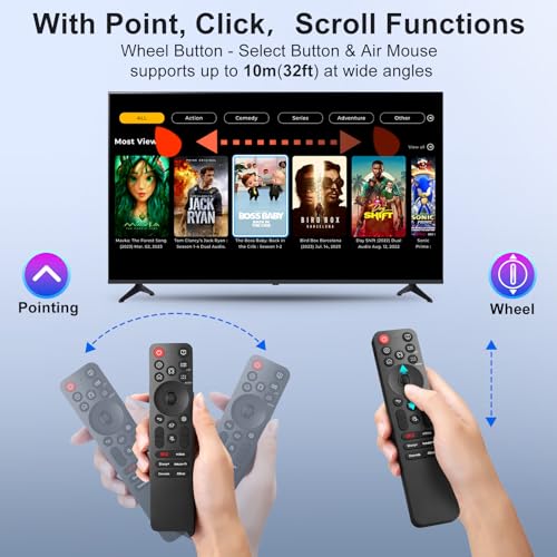 Télécommande magique pour LG UHD Smart TV pour simplifier vos soirées cinéma en famille