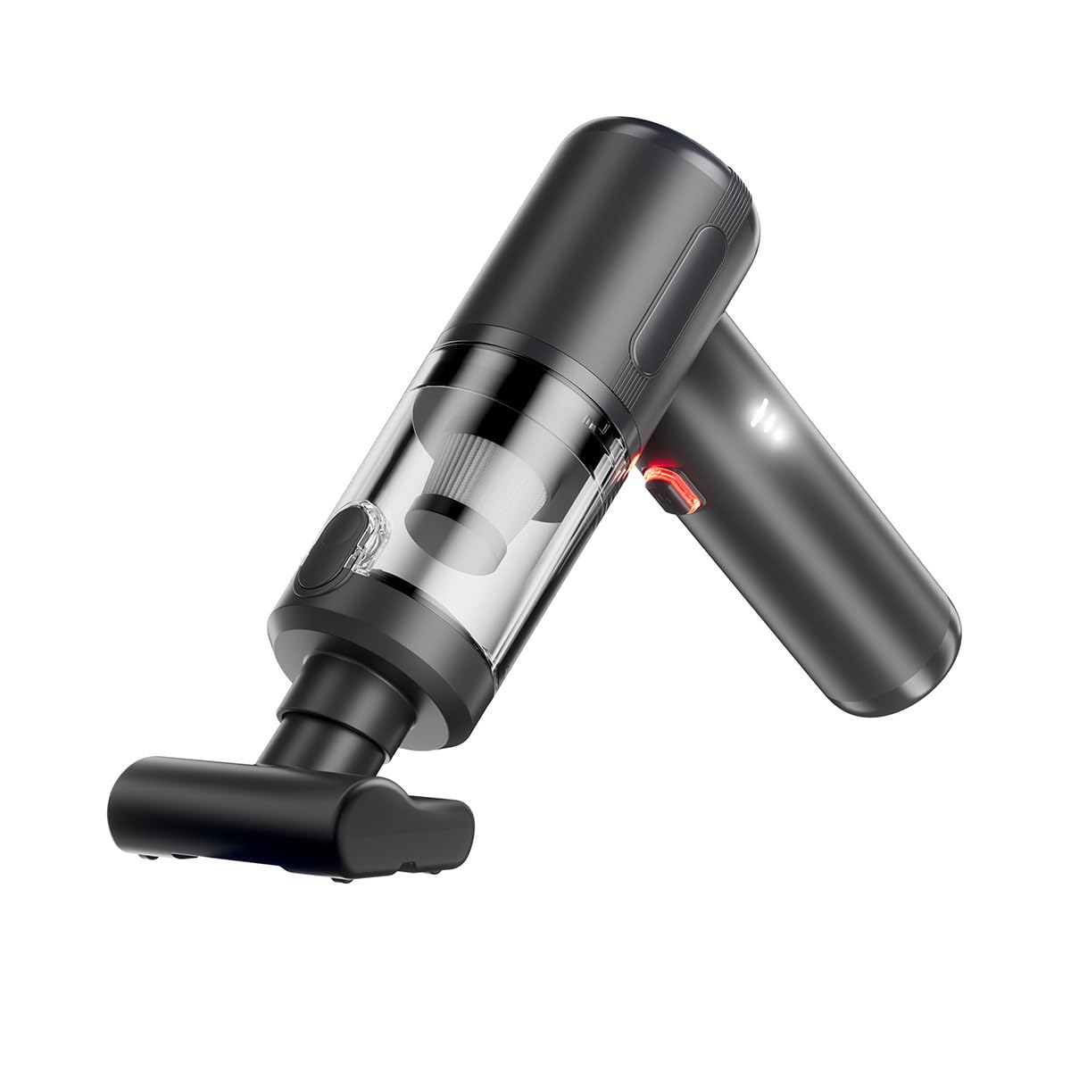 VOBOR Aspirabriciole Senza Fili, 20000Pa 3 Marce 120000 giri/min Aspiratore e Soffiatore Mini Aspirabriciole Senza Fili Potente, Aspirapolvere Auto Portatile per Auto Casa Ufficio Peli di Domestici