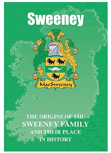 I LUV LTD Sweeney Irlandais Nom de Famille Livret D'histoire Couvrant L'origine de ce Nom Célèbre