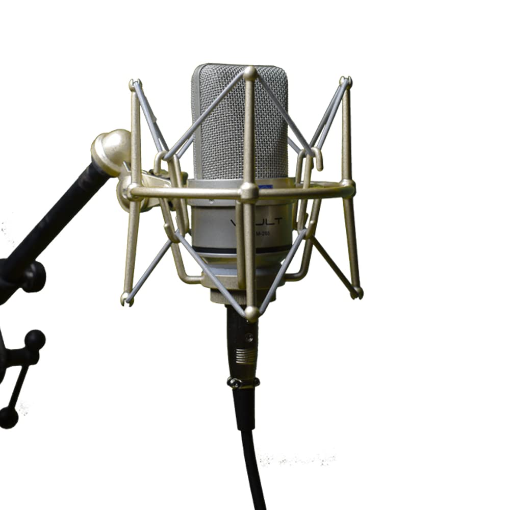 VAULT CCM-265 Condenser Cardioid Microphone with Shock Mount and XLR Cable 3