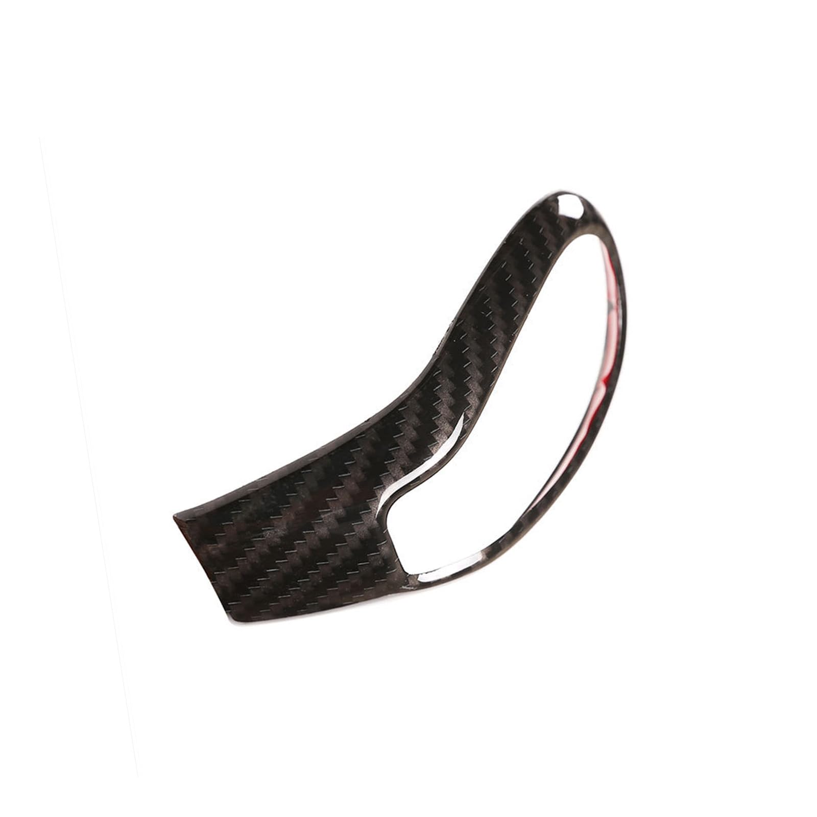 Woedpez Carbon Fiber Shifterer Knob Frame Covers For V40 Car Gear Shifter Head Covers Trim Automotive Accessories Shifter Knob Protector