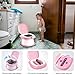 Travel Potty for Toddler Portable Foldable Potty Training Toilet for Boys Girls Baby Kids Children Indoor Outdoor,Pink