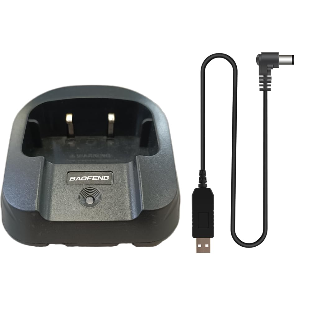 BAOFENG UV-S9 Plus Charger with USB Cable for Portable UV-S9 UV-10R UV-S9X3…