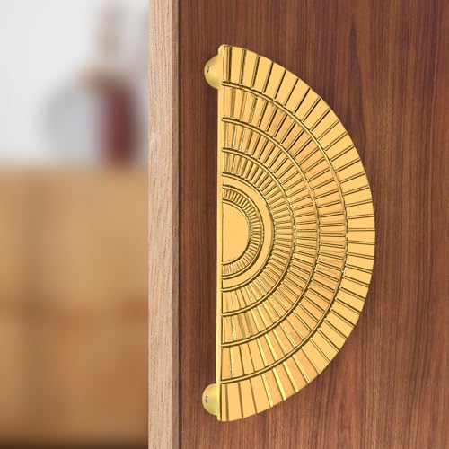 Image of VOLO Main Door Handle - Heavy Duty Pull Handle for Wooden & Glass Doors in Home, Office & Hotel Use (Model: S-626) - Pack of 1 Set (Gold - 224MM)