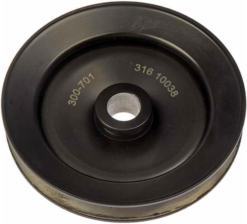 KarParts360 For Ford F-250/F-350/F-Super Duty 1990 1991 1992 Engine Vacuum Pump Pulley | Black Housing Color | Steel | V-Belt Type | Black Color | V-Belt Pulley Type | 1 Mount Hole | For E9TZ2L487A