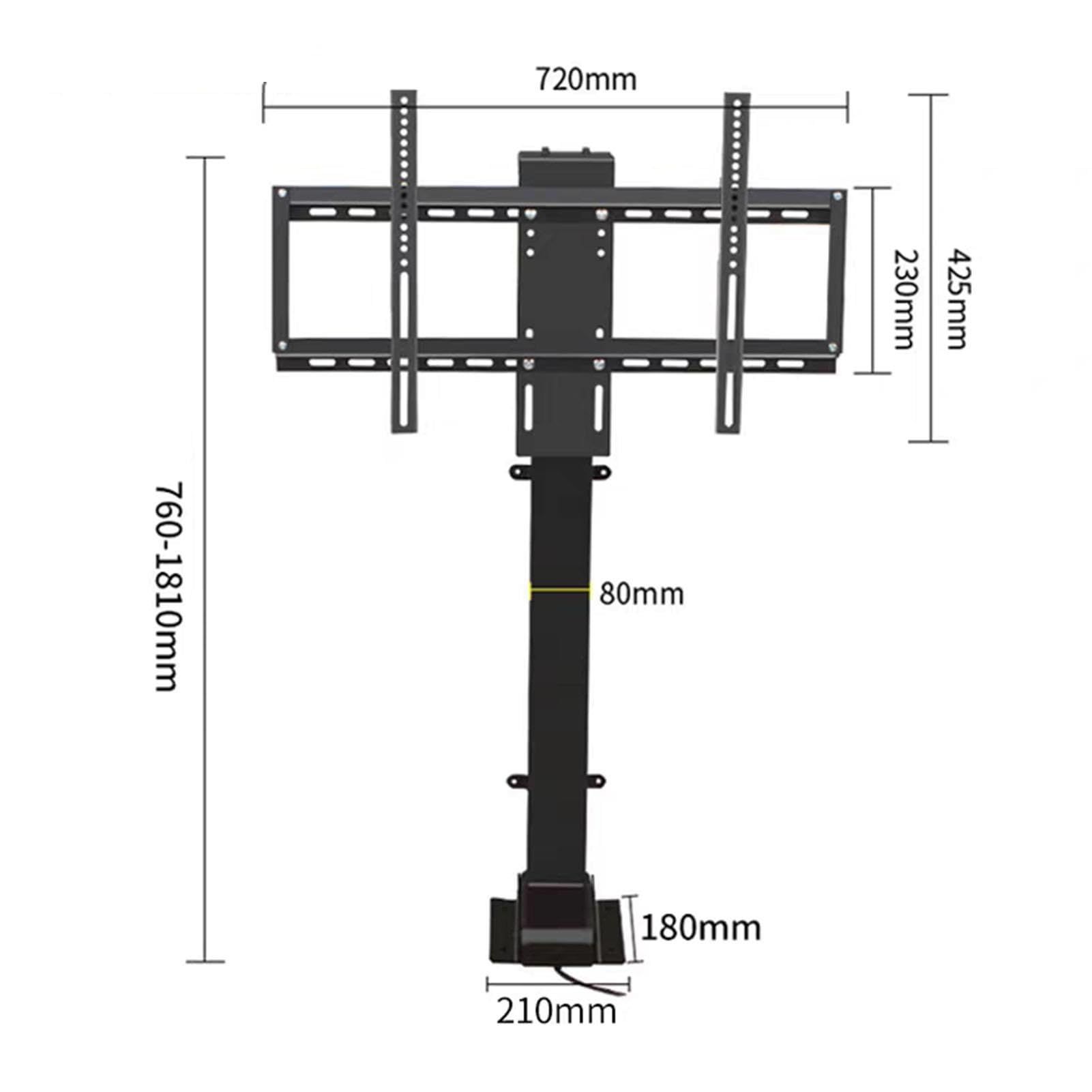 Soporte Telescópico Eléctrico Ajustable para TV – Elevador Motorizado con Mando A Distancia – Ocultable En Muebles, Tiempo De Recorrido Inferior A 40 Segundos.