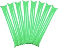 Vista 12 de 100 unidades de palitos de trueno para animar gruesos Bam Bam Bam Cheerleading Noise Makers Globos para eventos deportivos, baile, baloncesto