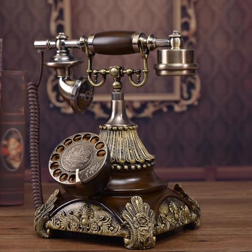Téléphone fixe à l'ancienne rétro le cadeau idéal à cadran - 8