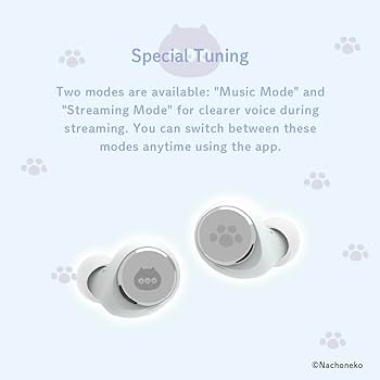 nachoneko ワイヤレスイヤホン AVIOT】AVIOT ×『Nachoneko』コラボ完全ワイヤレスイヤホンが