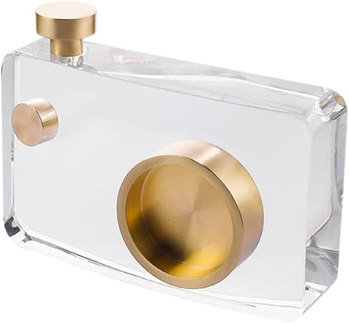 Miniatura 10 de Figura de cámara en miniatura Estatua de cámara de película Escultura Decoración de escritorio Cámara de estatuas Set Modelo Caja Presentación