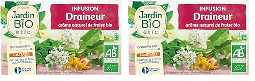 Jardin BiO étic - Infusion Draineur - bio - Thé, infusion et jus - Certifié AB - Sachet de 30g (Lot de 2)