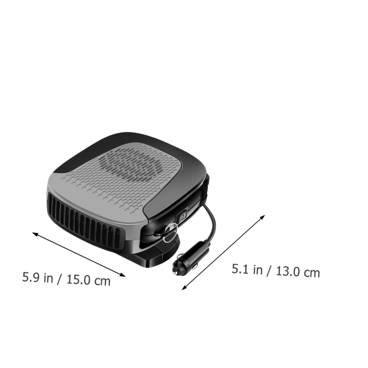 Riscaldatore per Auto 12V Portatile Sbrinatore Rapido, Ventilatore Riscaldante Compatto in Plastica per Riscaldamento Interno Veicolo e Rimozione Neve Invernale