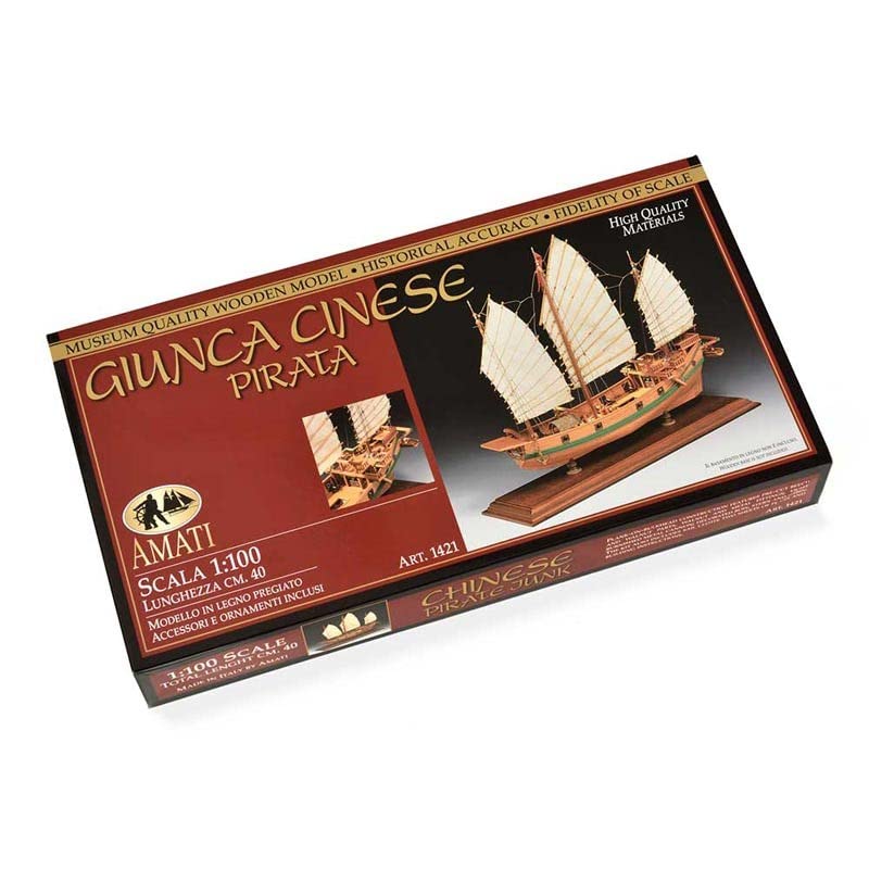 Amati 1421 Pirate Ship Model Kit Junco Chino
