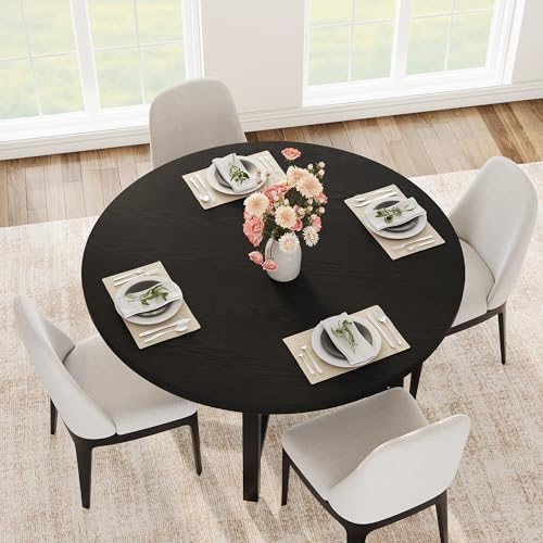 IDEALHOUSE 47" Round Dining Table for 4...
