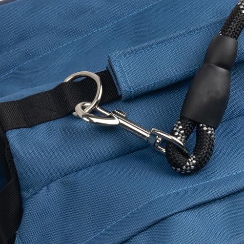 HOWLIDAYS CO. Hunderucksack Geschirr für mittelgroße und große Hunde – Wanderrucksack für Hunde | Hunderucksack mit Griff | Hund Outdoor Satteltasche zum Wandern, Camping & Tagesausflüge |