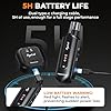 POGOLAB UHF In-Ear Monitor System with XLR Connector, Portable Wireless In-Ear Monitor System with Volume Control and 2 Input Modes, Ideal for Band Rehearsals, Live Performances，Studio Use #5