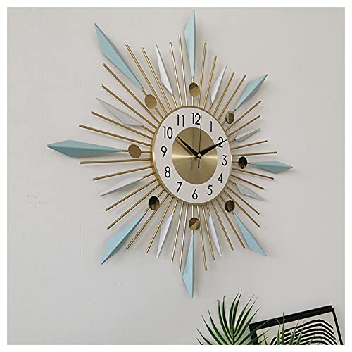 Horloge décorative en métal 3D de haute précision avec mécanisme à quartz premium