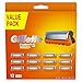 Gillette Fusion 5 Power Lamette da Barba, 12 Ricambi da 5 Lame, Delicatezza Insuperabile, Rasatura Scorrevole con Striscia Lubrificante, Fino a 1 Mese di Rasatura con 1 Lametta