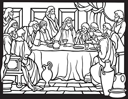 The Life of Jesus Stained Glass Coloring Book (Dover Classic Stories Coloring Book) - Image 6