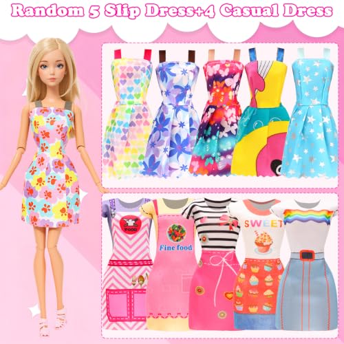 110 PCS Doll Clothes Accessories Set for 11.5 Inch Girl Doll Playset — view 4