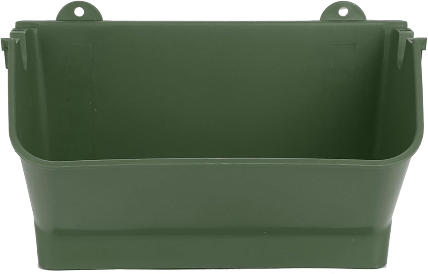 Restokki Wall Mount Flower Pot Balcony Greening Hanging Plant Container Planting Box Decor for Window Balcony Garden (Dark Green)