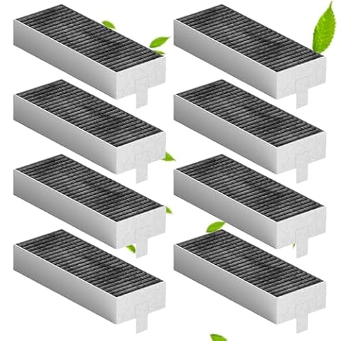 Okap kuchenny, filtr z węglem aktywnym, zestaw 8 sztuk, akcesoria do Siemens HZ9VRCR0 17004796/ Bosch HEZ9VRUD0 17004811/ Neff Z821VR0 17004806/ Gaggenau CA282111/ Constructa CCZ9VRR0 CRCRCR0 11