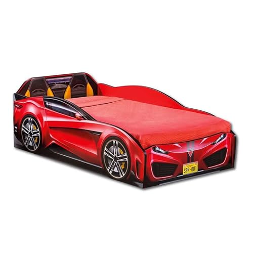 Cilek Spyder Race Car Toddler Bed Frame, Toddler, Red #TOP7