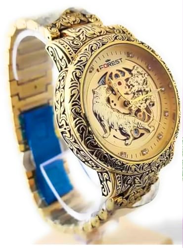 Generic Forest Luxury Gold-Tone Dial Men's Watch - Image 6