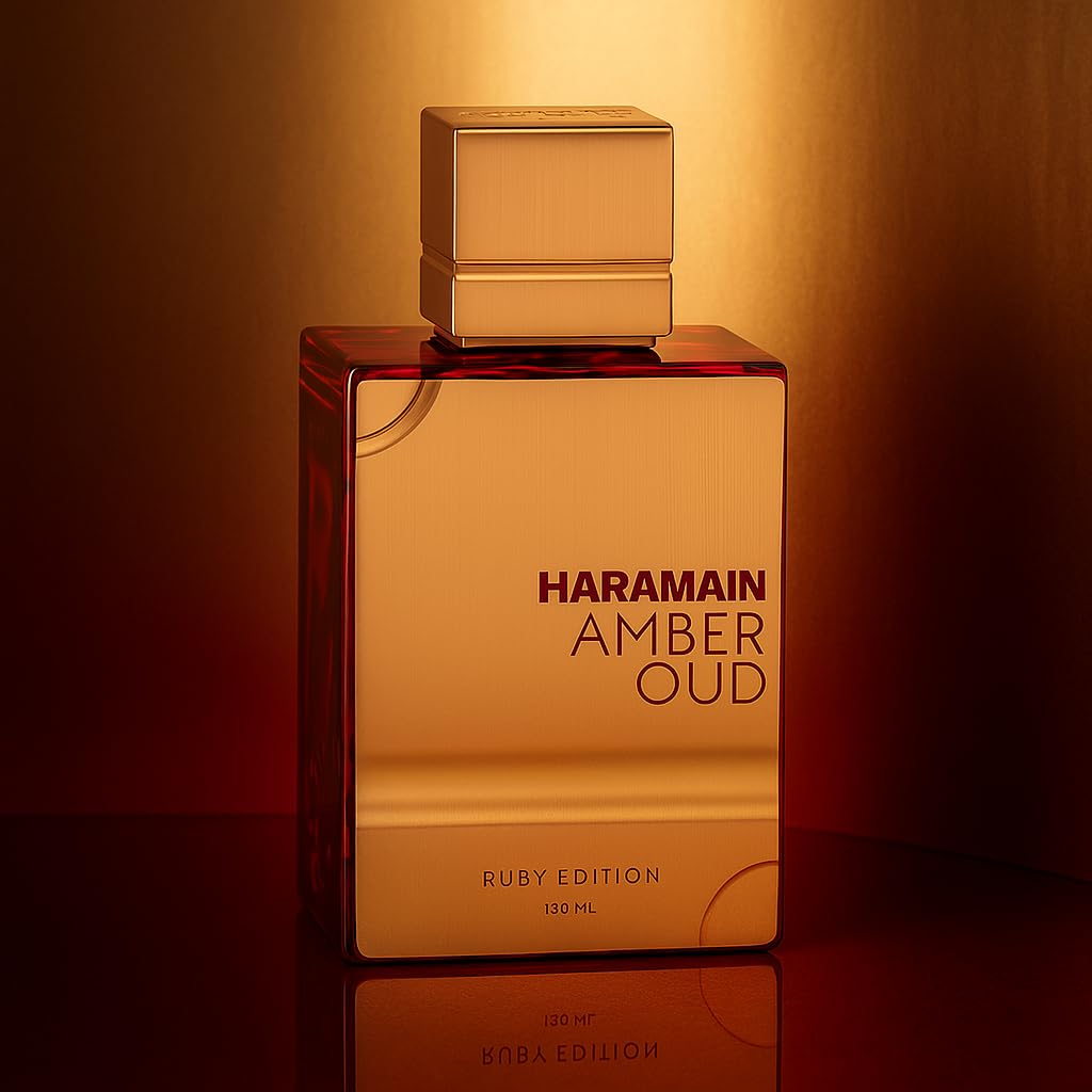 Al Haramain Amber Oud Ruby Edition - Arabian Perfume for Women and Men - Unisex Amber Perfume - Long Lasting Perfume for Men and Women - 4 oz - Image 5