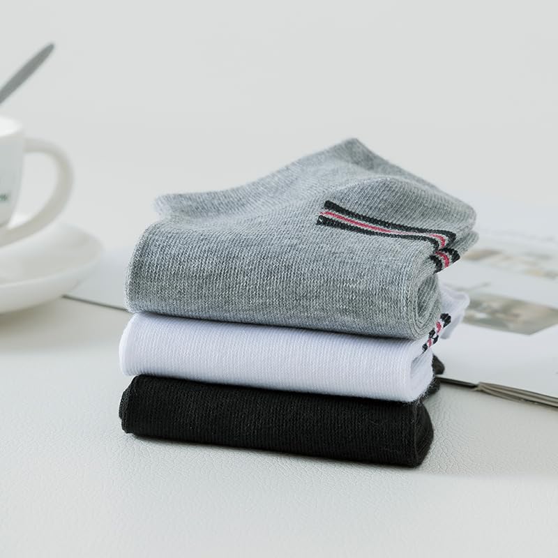 6 Pairs Mens Ankle Socks Low Cut Breathable Casual Socks Lightweight Soft Sock4