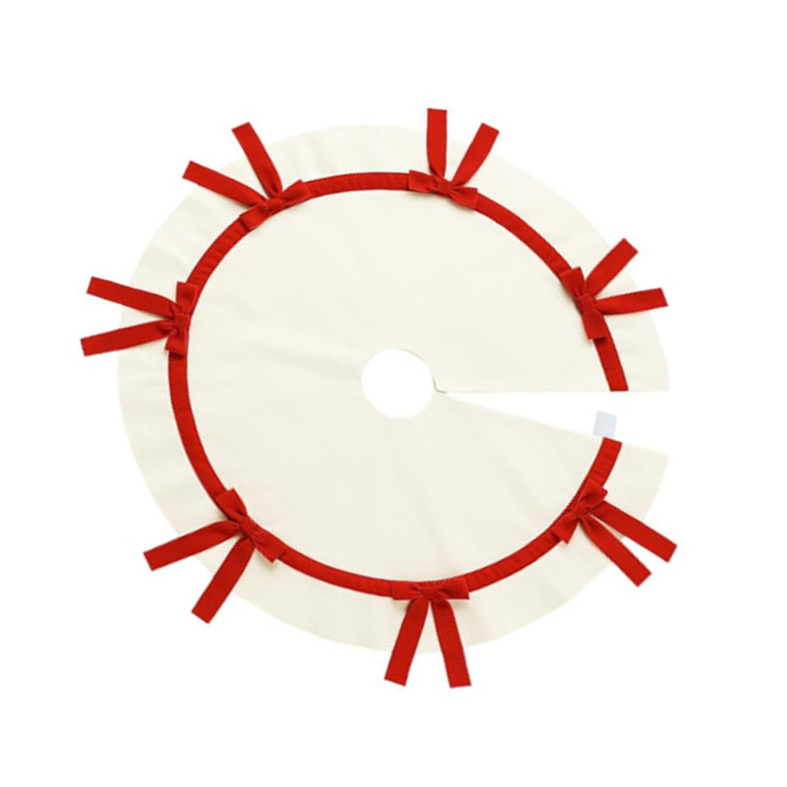 Tsophreniq User Friendly Washable Bowknot Design Tree Skirt Quick Setups Decorative Accent for Holiday Homes Atmospheres Festival Parties Decorations