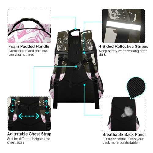 ALAZA Puppy French Bulldog Backpack