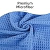 HOMEXCEL Hot Yoga Towels 2 Pack, (26.5" x 72") Non-Slip & Ultra-Absorbent Microfiber Yoga Mat Towels for Hot Yoga, Pilates, Exercise, Fitness, Bikram and Workout, Blue/Pink