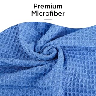 HOMEXCEL Hot Yoga Towels 2 Pack, (26.5" x 72") Non-Slip & Ultra-Absorbent Microfiber Yoga Mat Towels for Hot Yoga, Pilates, Exercise, Fitness, Bikram and Workout, Blue/Pink