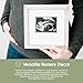 Pearhead Love at First Sight Sonogram Picture Frame, Gender Neutral Ultrasound Keepsake, Baby Gift for Expecting Parents, Ideal Pregnancy, Shower and Nursery Decor, 4” x 3” Photo Insert, Rustic